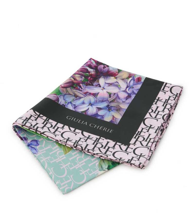 Foulard stampa Ortensie - Cherie oblique 5002 